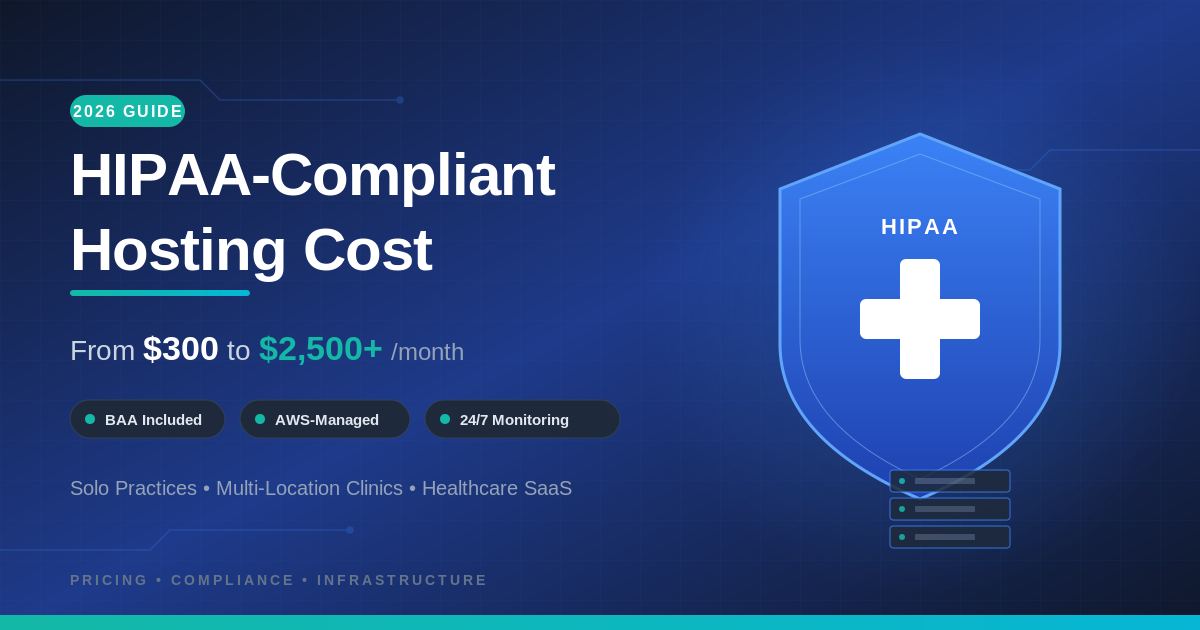 Hipaa hosting cost