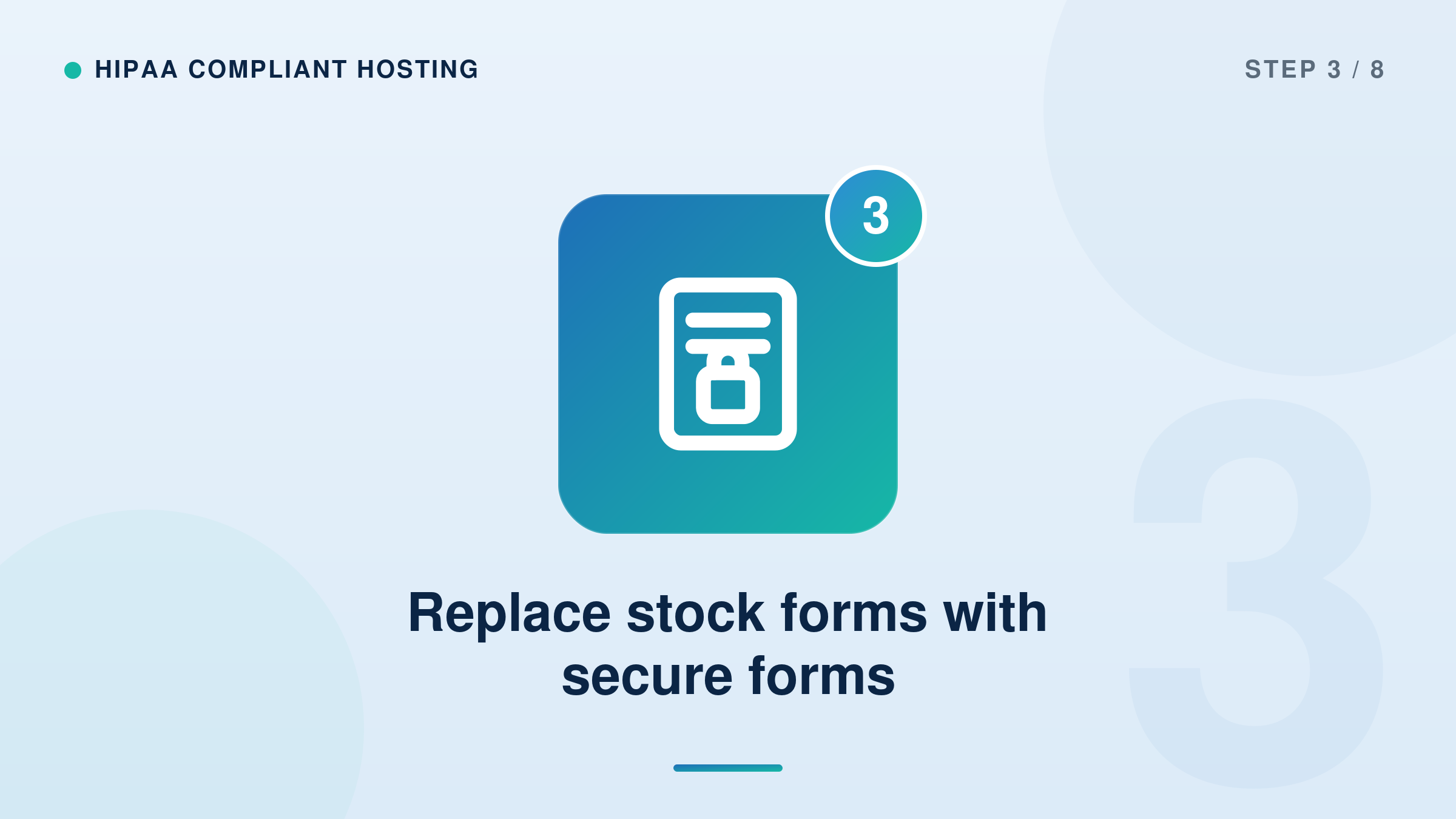 Replace stock forms with secure forms