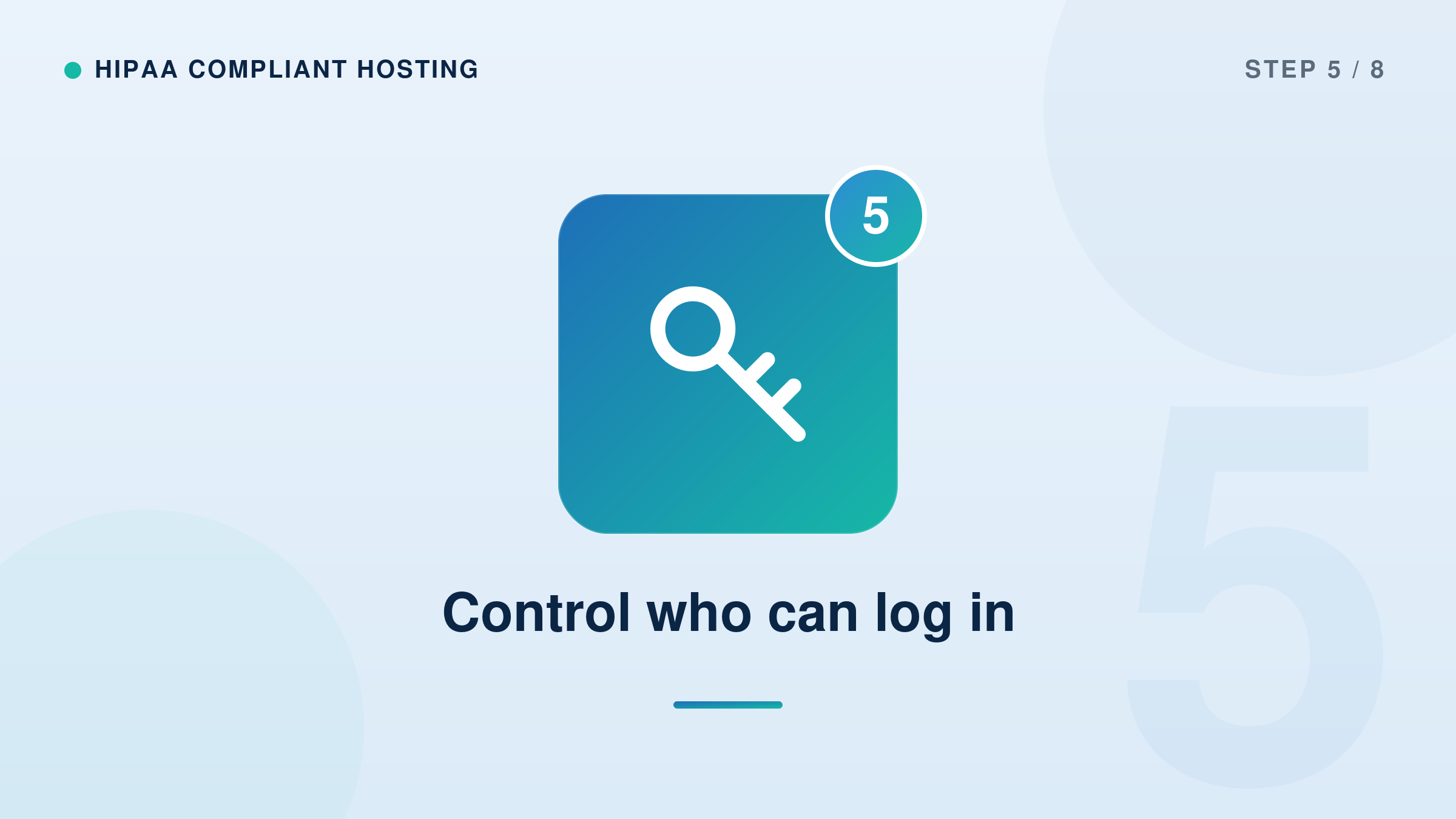 Control who can log in