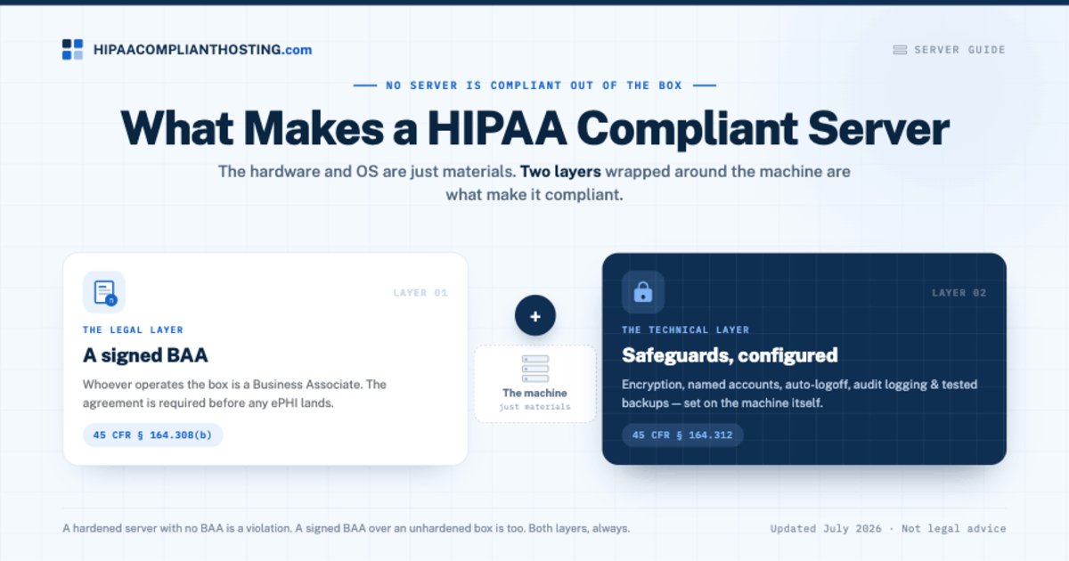 HIPAA Compliant Server
