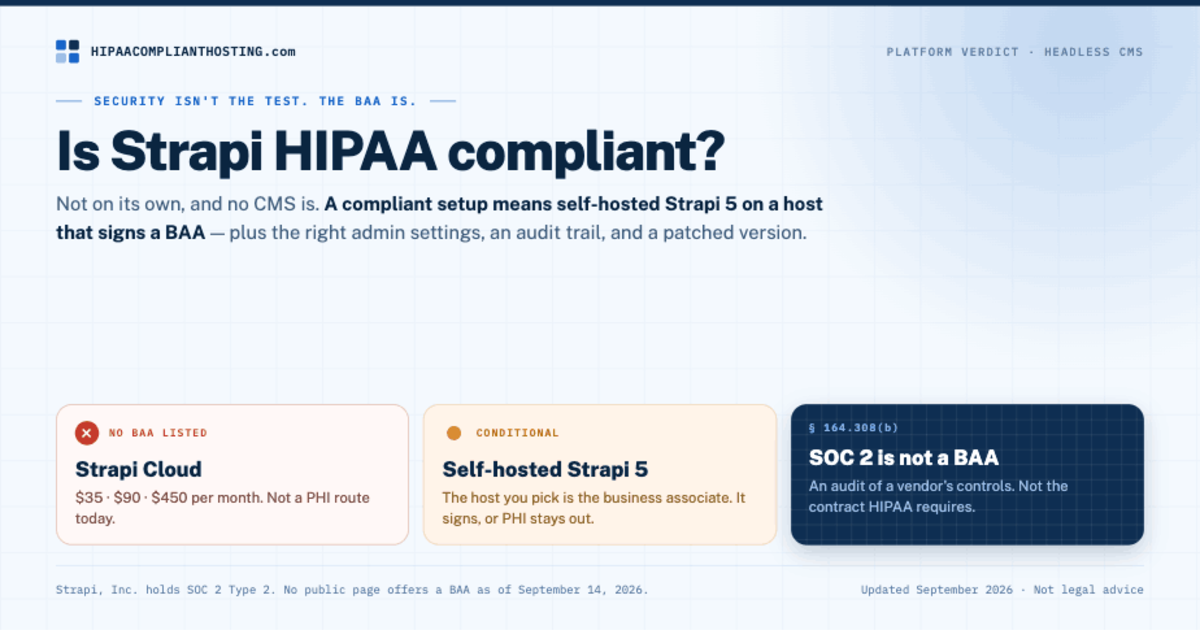 HIPAA Strapi