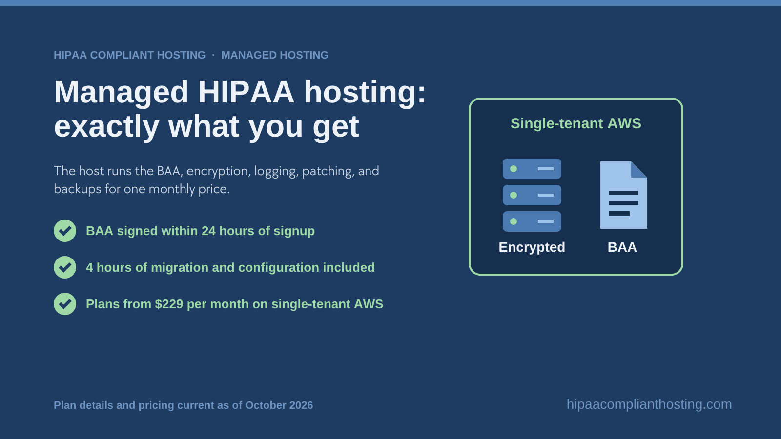 Managed HIPAA Hosting